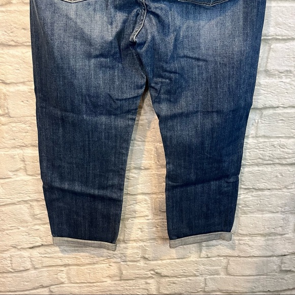 Lucky Brand Jeans Women's 12/31" Mollie Crop Distressed Blue Jeans - Picture 12 of 13